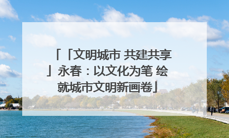 「文明城市 共建共享」永春：以文化为笔 绘就城市文明新画卷