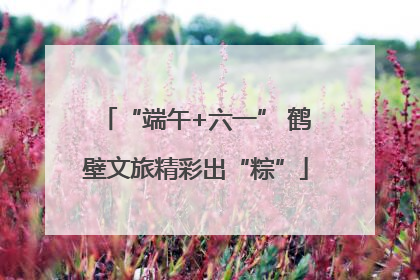 “端午+六一” 鹤壁文旅精彩出“粽”