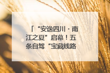 “安逸四川・南江之夏”启幕！五条自驾“宝藏线路”串联避暑胜地