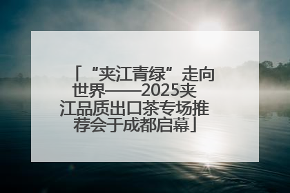“夹江青绿”走向世界——2025夹江品质出口茶专场推荐会于成都启幕