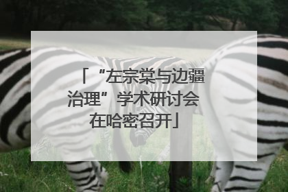 “左宗棠与边疆治理”学术研讨会在哈密召开