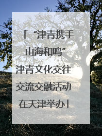 “津青携手 山海和鸣”津青文化交往交流交融活动在天津举办