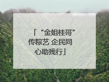 “金姐桂哥”传粽艺 企民同心助残行