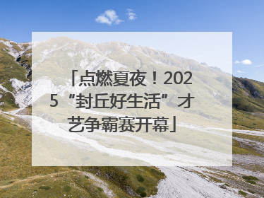 点燃夏夜！2025“封丘好生活”才艺争霸赛开幕