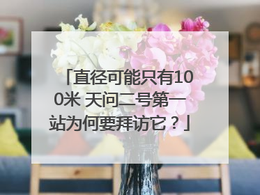 直径可能只有100米 天问二号第一站为何要拜访它？