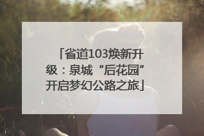 省道103焕新升级：泉城“后花园”开启梦幻公路之旅