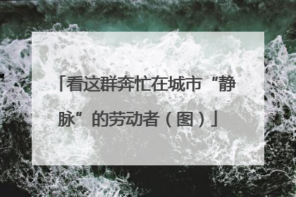 看这群奔忙在城市“静脉”的劳动者（图）