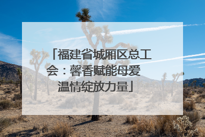 福建省城厢区总工会：馨香赋能母爱 温情绽放力量