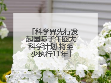 科学界先行发起国际子午圈大科学计划 将至少执行11年