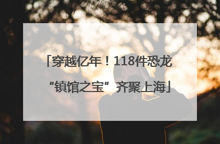 穿越亿年！118件恐龙“镇馆之宝”齐聚上海