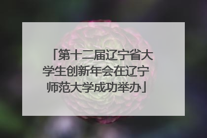 第十二届辽宁省大学生创新年会在辽宁师范大学成功举办