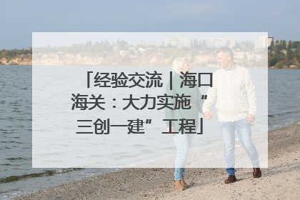 经验交流｜海口海关：大力实施“三创一建”工程