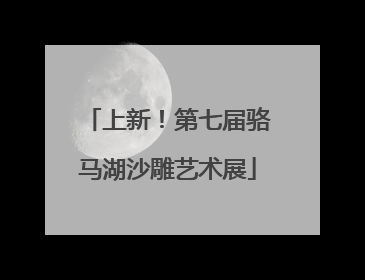 上新！第七届骆马湖沙雕艺术展