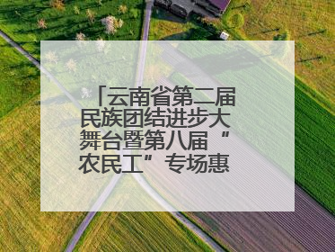 云南省第二届民族团结进步大舞台暨第八届“农民工”专场惠民演出启幕