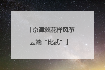 京津冀花样风筝云端“比武”