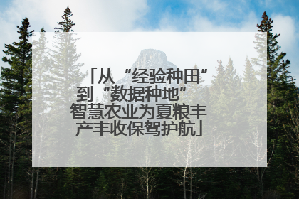 从“经验种田”到“数据种地” 智慧农业为夏粮丰产丰收保驾护航