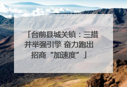 台前县城关镇：三措并举强引擎 奋力跑出招商“加速度”
