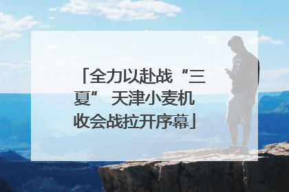 全力以赴战“三夏” 天津小麦机收会战拉开序幕