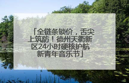 全链条锁价，舌尖上筑防！德州天衢新区24小时硬核护航新青年音乐节