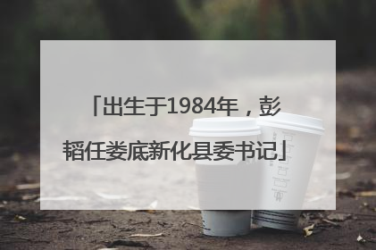 出生于1984年，彭韬任娄底新化县委书记