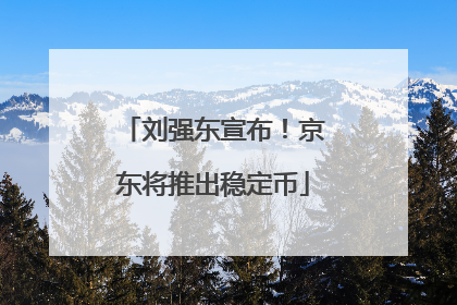 刘强东宣布！京东将推出稳定币