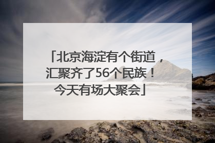 北京海淀有个街道，汇聚齐了56个民族！今天有场大聚会
