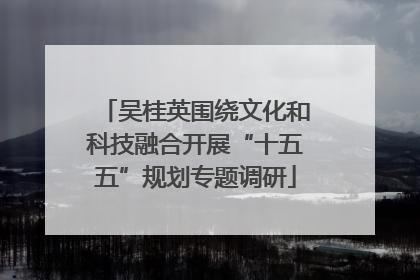 吴桂英围绕文化和科技融合开展“十五五”规划专题调研