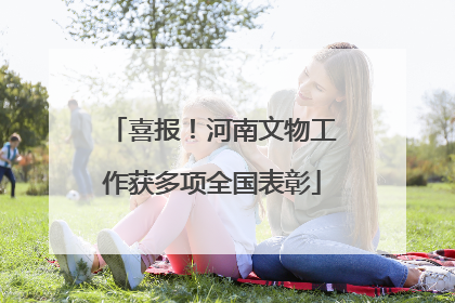 喜报！河南文物工作获多项全国表彰