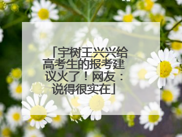 宇树王兴兴给高考生的报考建议火了！网友：说得很实在