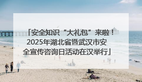 安全知识“大礼包”来啦！2025年湖北省暨武汉市安全宣传咨询日活动在汉举行