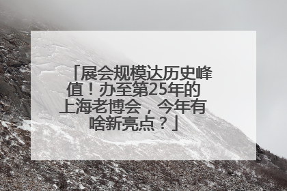 展会规模达历史峰值！办至第25年的上海老博会，今年有啥新亮点？