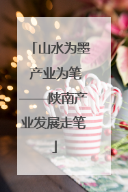 山水为墨 产业为笔——陕南产业发展走笔