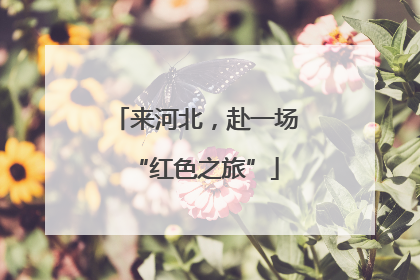 来河北，赴一场“红色之旅”
