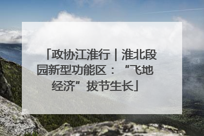 政协江淮行｜淮北段园新型功能区：“飞地经济”拔节生长