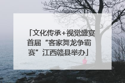 文化传承+视觉盛宴 首届“客家舞龙争霸赛”江西赣县举办
