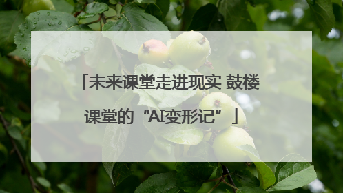 未来课堂走进现实 鼓楼课堂的“AI变形记”