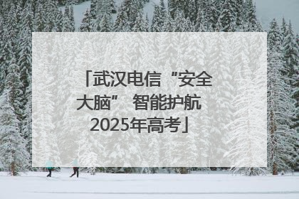武汉电信“安全大脑” 智能护航2025年高考