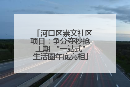 河口区崇文社区项目：争分夺秒抢工期 “一站式”生活圈年底亮相