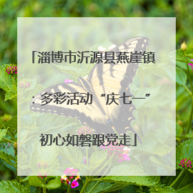 淄博市沂源县燕崖镇：多彩活动“庆七一” 初心如磐跟党走