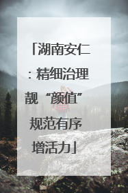 湖南安仁：精细治理靓“颜值” 规范有序增活力