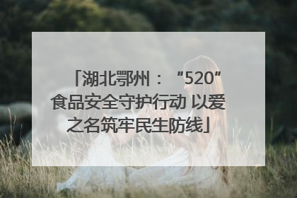 湖北鄂州：“520”食品安全守护行动 以爱之名筑牢民生防线