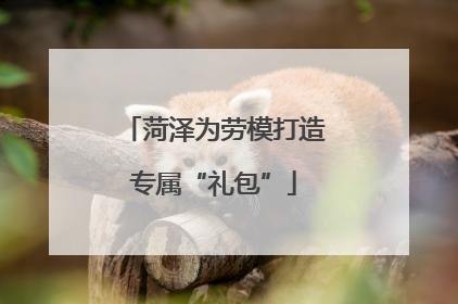 菏泽为劳模打造专属“礼包”