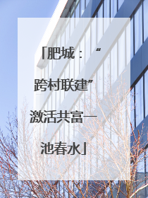 肥城：“跨村联建”激活共富一池春水