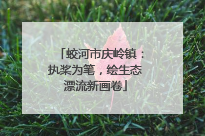 蛟河市庆岭镇：执桨为笔，绘生态漂流新画卷