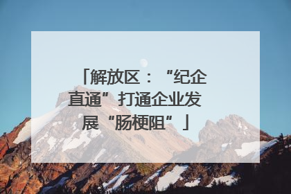 解放区：“纪企直通”打通企业发展“肠梗阻”
