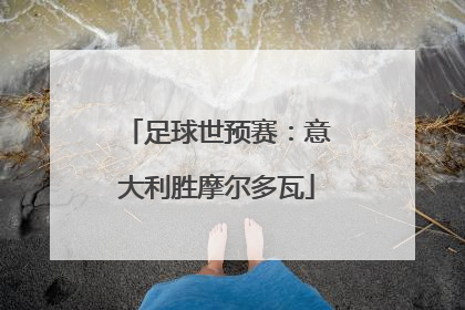 足球世预赛：意大利胜摩尔多瓦