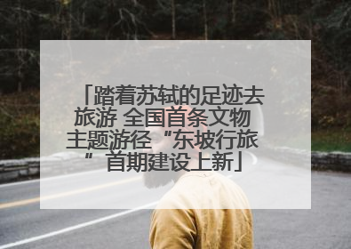 踏着苏轼的足迹去旅游 全国首条文物主题游径“东坡行旅”首期建设上新