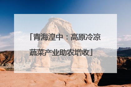 青海湟中：高原冷凉蔬菜产业助农增收
