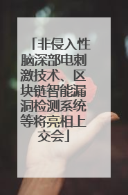 非侵入性脑深部电刺激技术、区块链智能漏洞检测系统等将亮相上交会