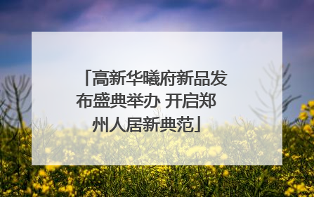 高新华曦府新品发布盛典举办 开启郑州人居新典范
